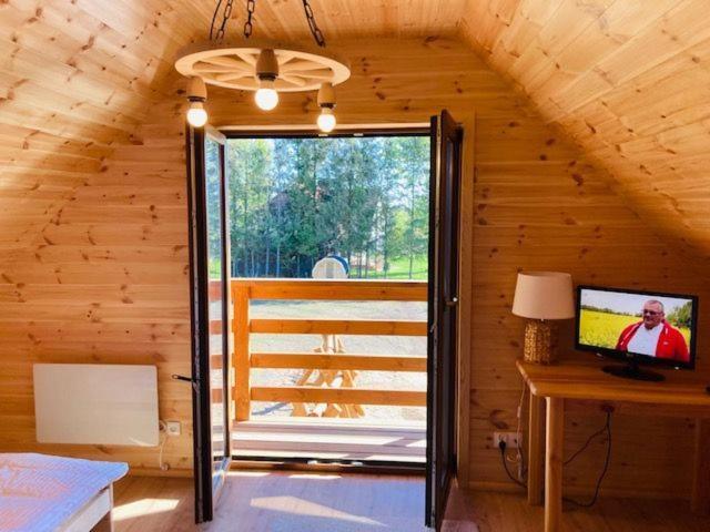 Kalinowy Sad Domki Z Jacuzzi I Sauna Mikołajki Exterior photo